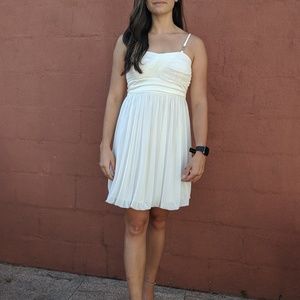 White Dress with Adjustable Straps